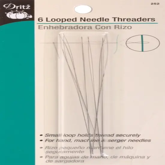 Dritz Looped Needle Threaders 6/Pkg {1}