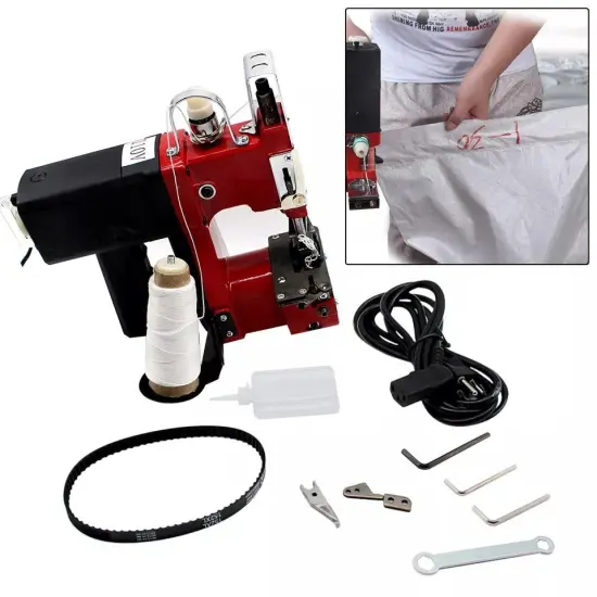 Handheld Industrial Electric Bag Stitching Closer Sewing Machine 15000 rpm 110v {4}