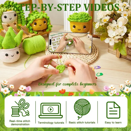 DIY Craft Kits Amigurumi Knitting Supplies {3}