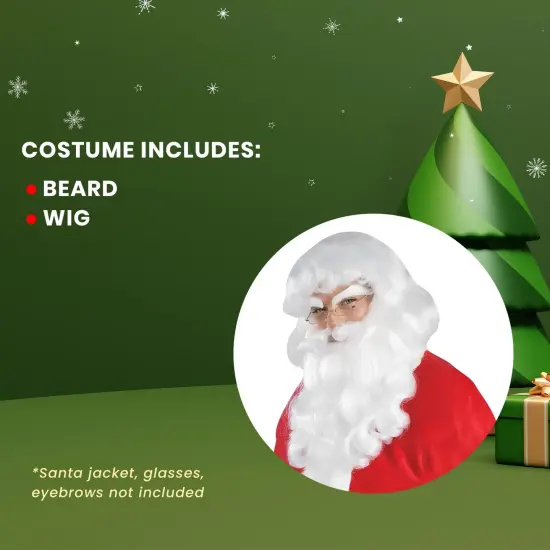 Santa Wig & Beard Costume Accessory {5}