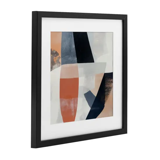 Stupell Industries Geometric Fragmented Visions Framed Print Under Glass, design by Mona Grace {3}