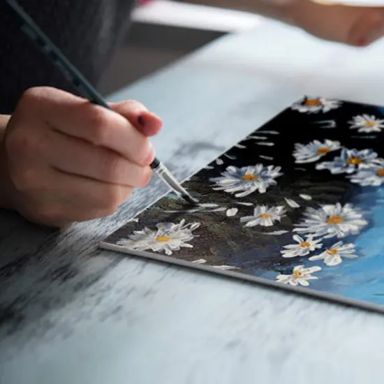 Transon 8x10 Artist Canvas for Painting MDF Board Painting Canvas No Warping 12Pack Acid-Free Primed {2}