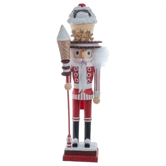 18" Nutcracker Dessert Ice Cream: Festive Christmas Decoration for Sweet Treats {1}