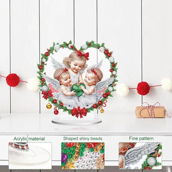 5D Diamond Art Painting Ornament Kits Christmas Angel {5}