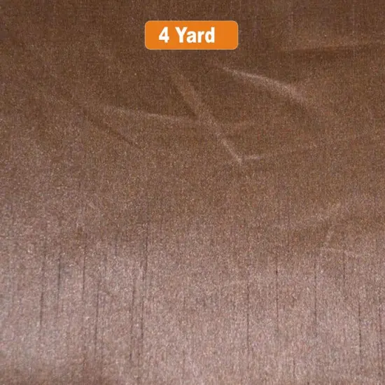 IFR Extra Wide Dupioni Silk 100% Polyester Faux Dupioni Fabric Brown {1}