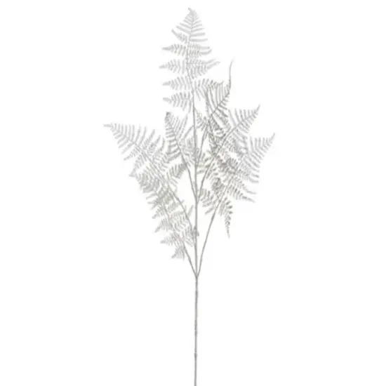 Allstate Asparagus Fern Artificial Christmas Spray - 34" - Metallic Silver {1}