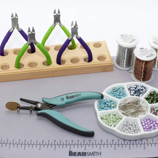 The Beadsmith Metal Hole Punch Pliers, with Gauge Guard, 1.5mm Rivet Hole Size in Sheet Stock up to 22 Gauge {5}