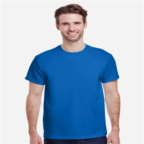 Classic Heavy Cotton T-Shirt for Adults Durable & Comfortable Natural {3}