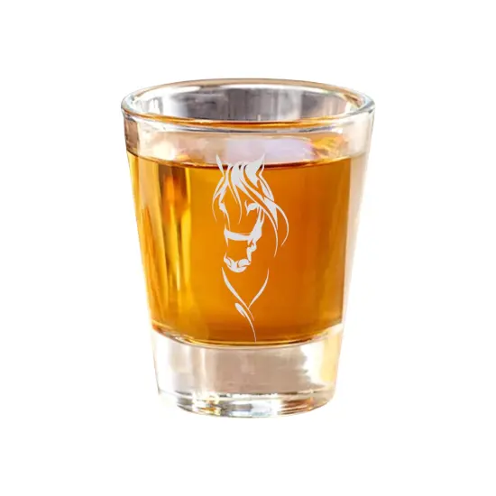 2oz My Horse Shot Glass {1}
