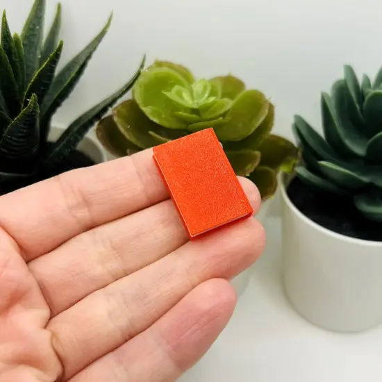 1, 4, or 20 Pieces: 3D Red Book Charms {5}