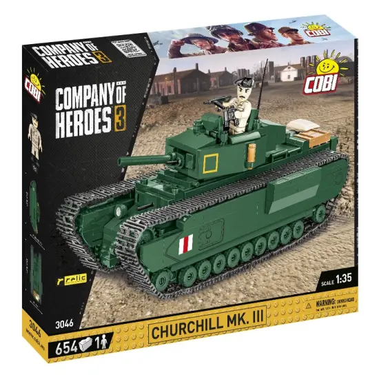 COBI Company of Heroes 3 Churchill Mk. III Tank {1}