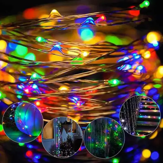 Kitcheniva LED Outdoor Solar String Lights Christmas Decor 33 FT {2}