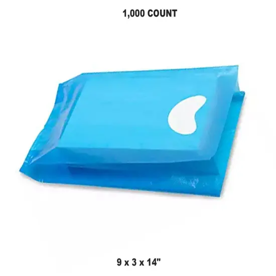 Merchandise Bags 9" x 3" x 14" for Blue {1}