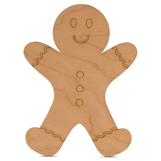 Christmas Wood Gingerbread Man Cutout,&nbsp;From 6"- 22" | Woodpeckers {1}