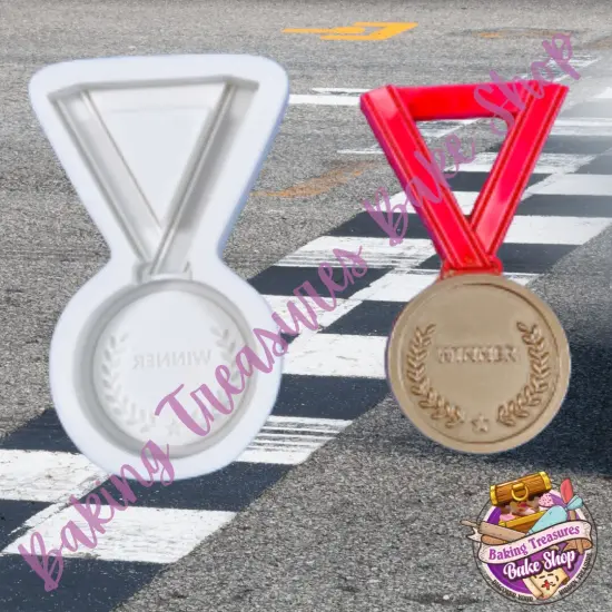 Winner Medallion Silicone Mold {1}