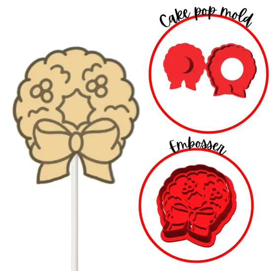 Weath ChristmasCake Pop Mold {4}