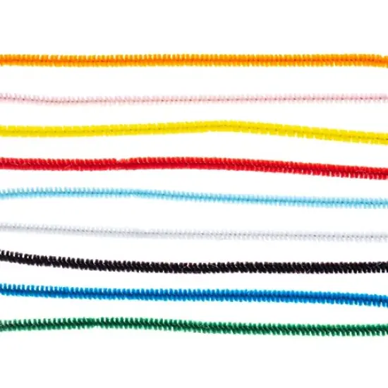 John Bead 4mm x 6in Chenille Pipe Cleaners, 100pcs {1}