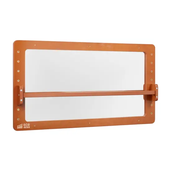 Wall-Mounted Coordination Mirror, Balance Mirror Dark Walnut {1}