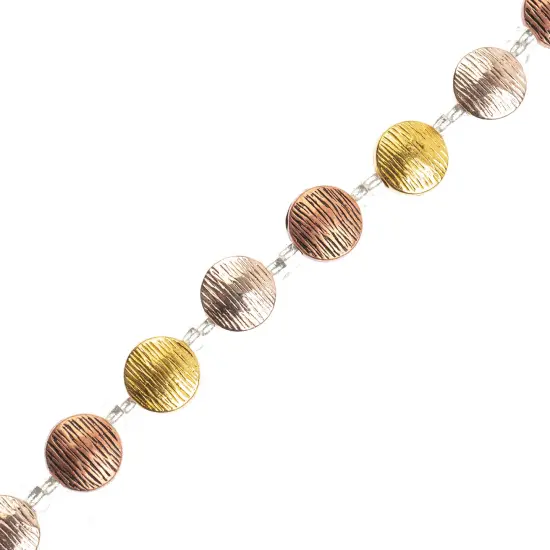 Crystal Lane DIY 7" Designer Glass Focal Bead Mix Strand Copper Mix {1}