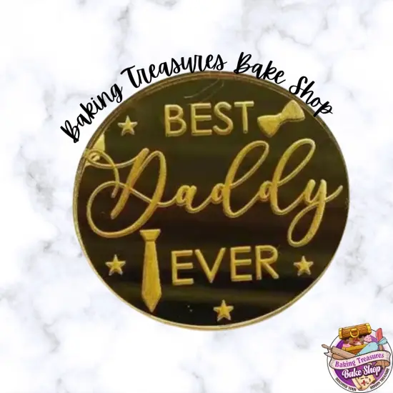 Happy Fathers Day Acrylic Topper #6 {1}