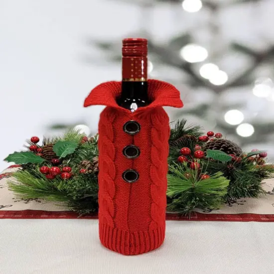 Christmas Bottle Cover F07M5-7G {2}