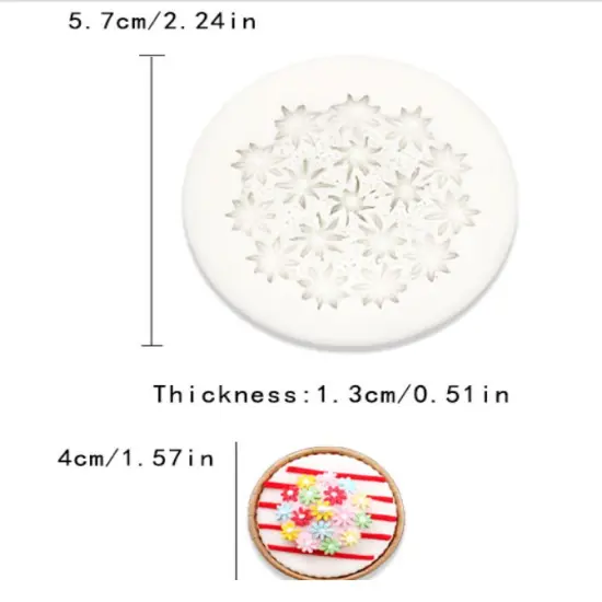 Flower Bush Mold Silicone Mold {2}