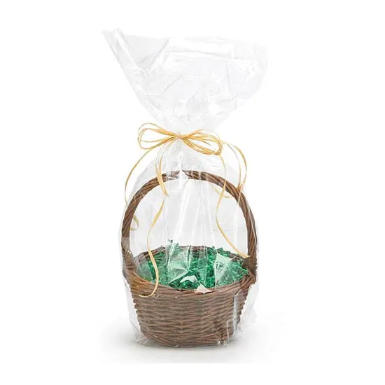 Durable Gusseted Pinched Bottom Basket Bags 17" x 8" Pack of 100 {4}