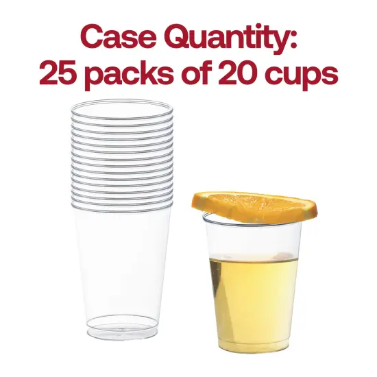 Clear Round Plastic Cups - 10 oz. (600 Cups) {5}