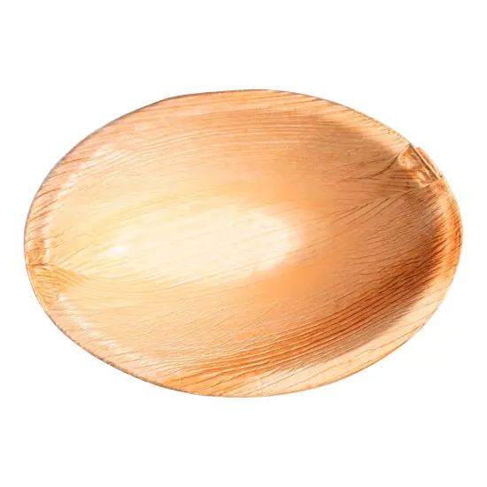 Oval Palm Leaf Eco Friendly Disposable Bowls - 3.5 oz. (100 Bowls) {1}