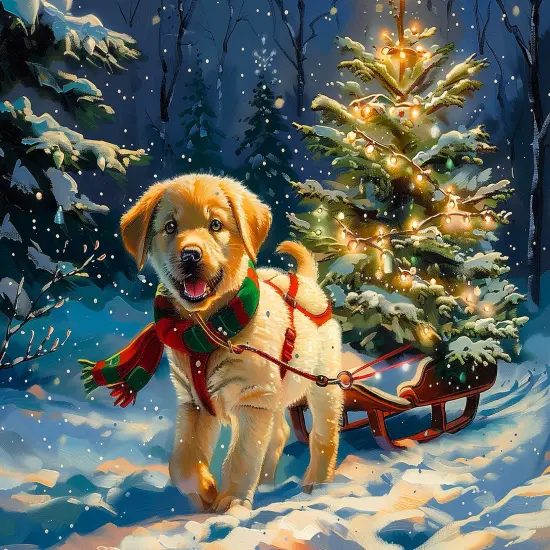 Sunsout Tree Delivery 500 pc Christmas Jigsaw Puzzle 77040 {1}