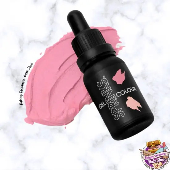 Sprinks Rose Pink Gel Colour - 15ml {1}