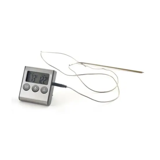 Digital Probe Thermometer with Wired Probe {1}