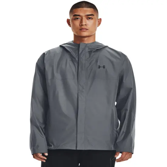 Under Armour&reg; Men's Stormproof Cloudstrike Jacket Black/ white {3}