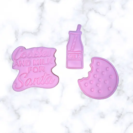 Cookies and Milk Santa Cookie Cutter + Stamp {2}