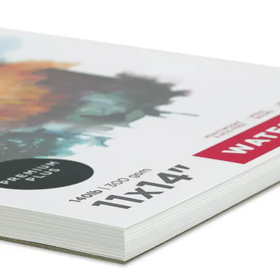 artPOP! Watercolor Paper Pads, 2-Pack, 11" x 14", 30 Sheets Each, 140 lb (300 gsm), Cold Press, Acid Free Heavyweight Spiral Bound Pad for Wet Media, Watercolor Paint and Gouache {1}