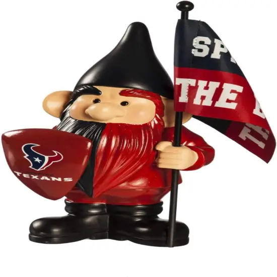 Houston Texans Gnome with Flag Spirit of the Bull {2}
