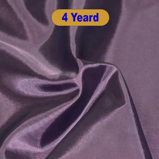 Soft Yet Durable Polyester Lining Fabric for Apparel & Event Decor 60" Wide Plum {1}