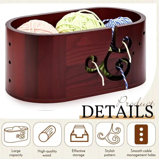 Oversized Crochet Yarn Bowl {2}