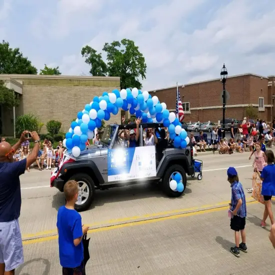 White Blue Light Blue Balloons,100 Pack 12 Inch Latex Balloons {3}