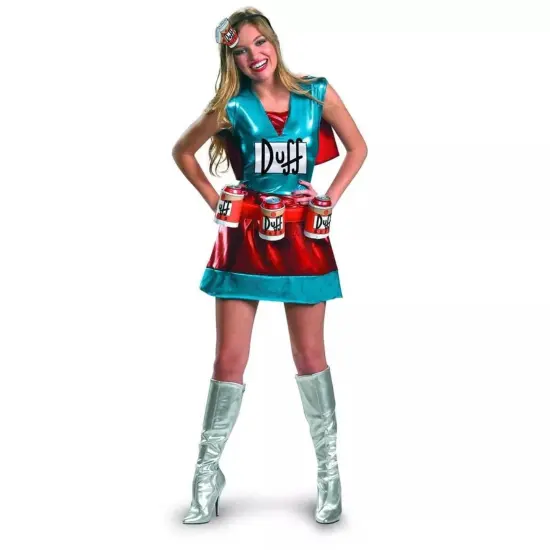 The Simpsons Duffwoman Deluxe Adult Costume {1}