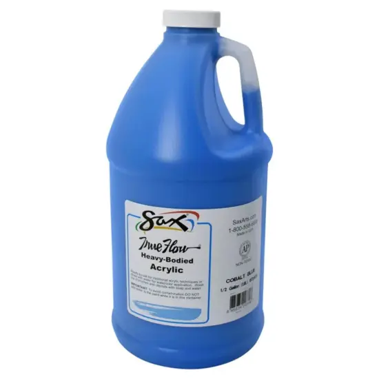 Sax Heavy Body Acrylic Paint, 1/2 Gallon, Cobalt Blue {1}