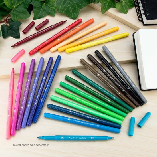 MARK-24 | Essentials&trade; 24pc Double-Tipped Color Markers {6}
