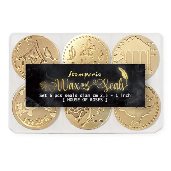 Stamperia Wax Seal Set 6/Pkg-House of Roses {1}
