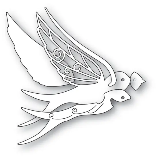 Memory Box Dies-Gypsy Swallow-tail {1}