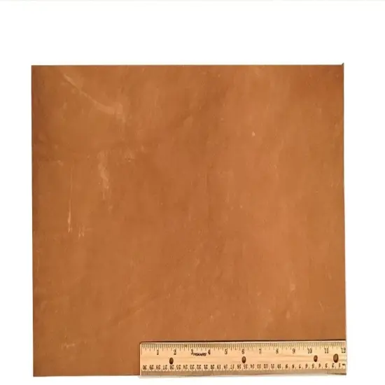 ELW Suede 2-5 oz (1.6-2mm) Lace Leather Light Brown Cowhide 10" X 18" {1}