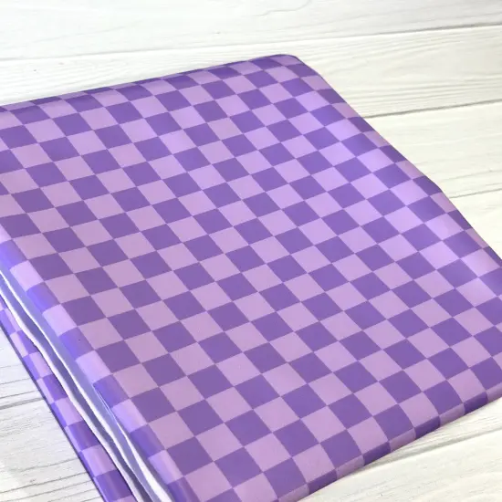 Lavender Tonal Check Lux Bonded Poly/Nylon {1}
