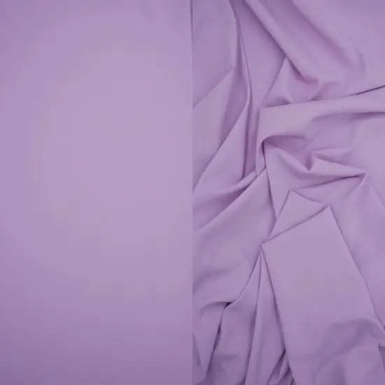 1 Yard Peach Skin Solid Stretch Woven Fabric Soft Brushed Drapery 57/58" Width LAVENDER {1}