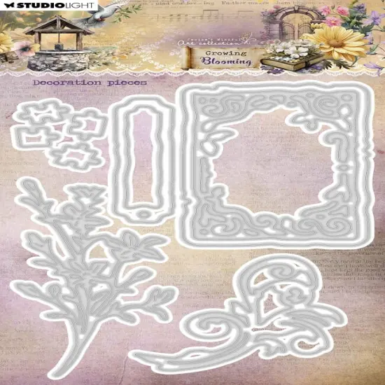 Jenine's Mindful Art Cutting Die-Decoration Pieces, Growing & Blooming {1}