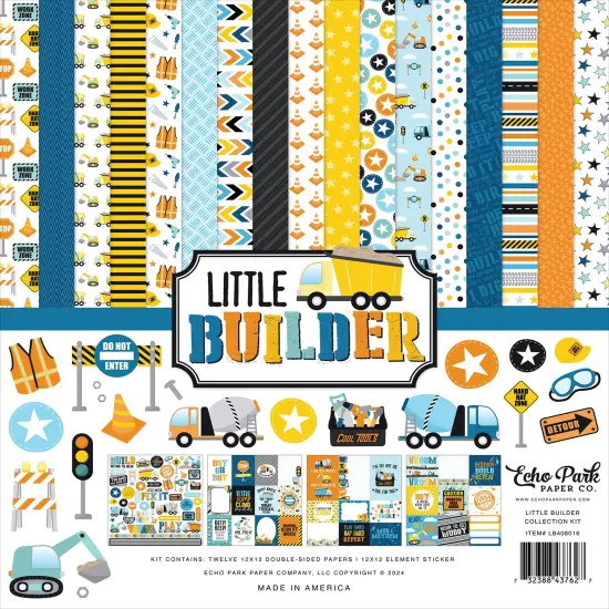 Echo Park Collection Kit 12"X12"-Little Builder {1}