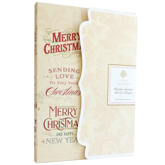 Christmas Greetings Rub On Transfers {1}